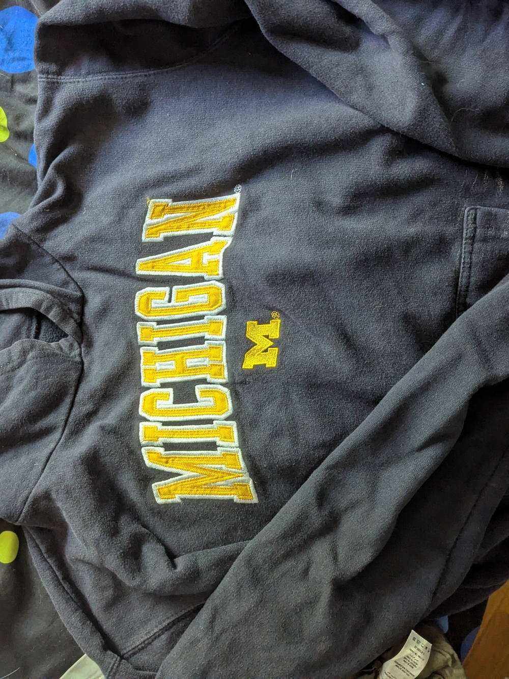 Men's Navy Michigan State Crewneck Sweatshirt